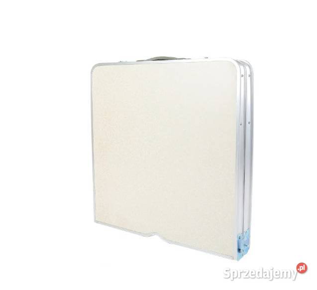 LEKKI STÓŁ TURYSTYCZNY 4 KRZESŁA SKŁADANE UCHWYT