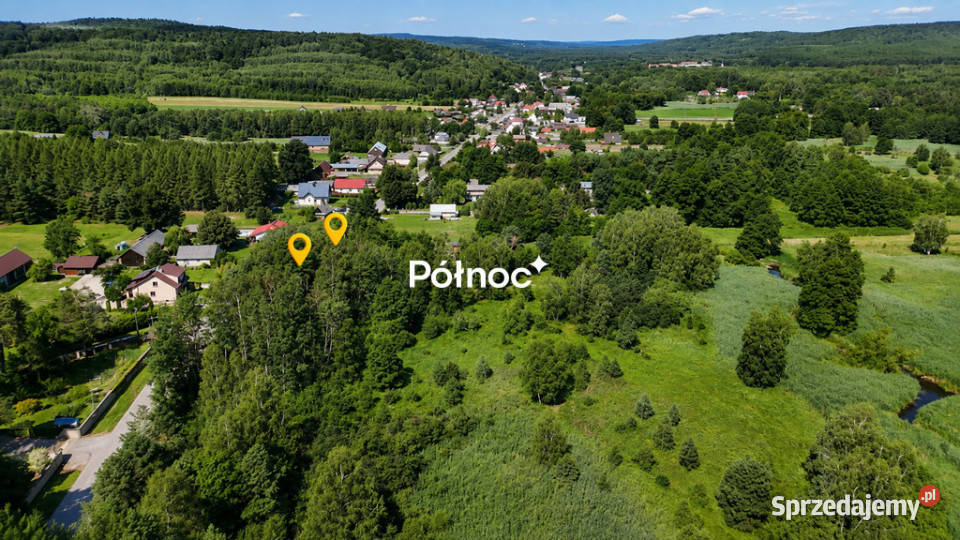 Hutki działki z potencjałem Wieprzem