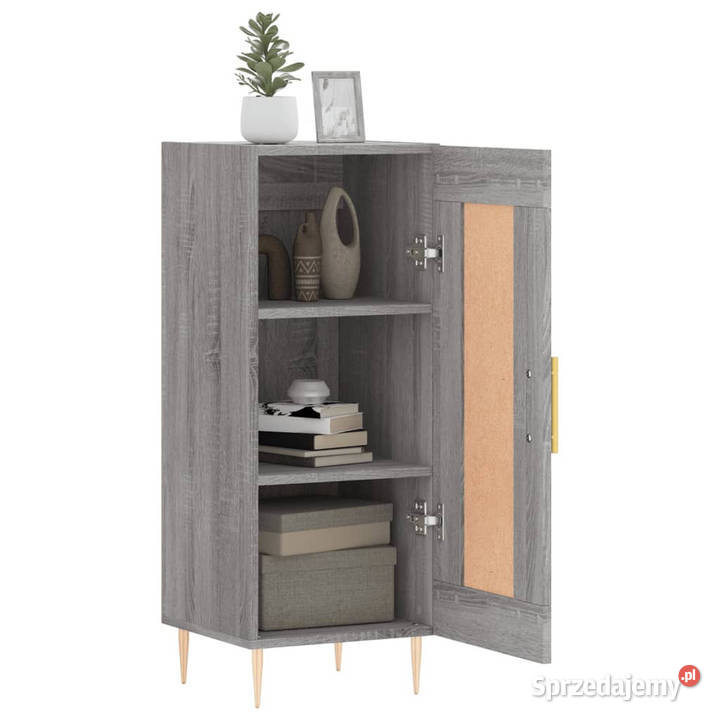 Szafka szary dąb sonoma 345x34x90 materiał
