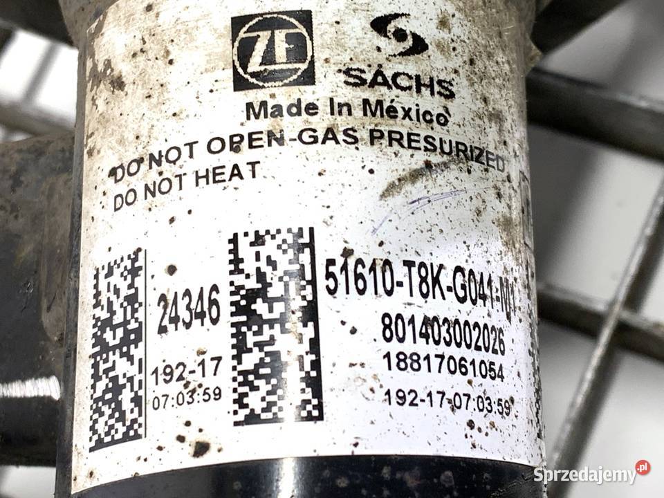 AMORTYZATOR PRAWY PRZÓD HONDA HRV 15 osobowe sprzedam