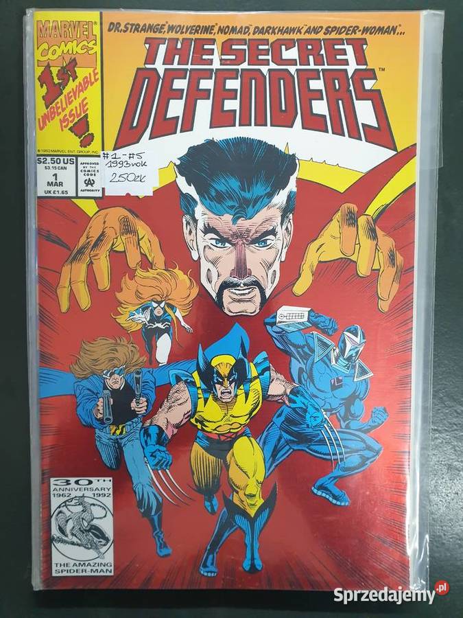 The Secret Defenders 15 5 oryginalnych komiksów Amerykańskie Komiksy Gdynia