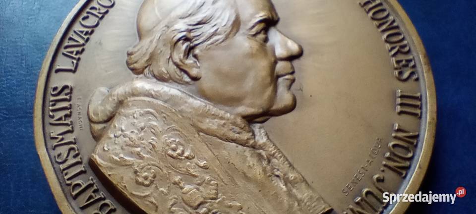 Stare monety Medal Pius X Chrzest Święty Lesko sprzedam