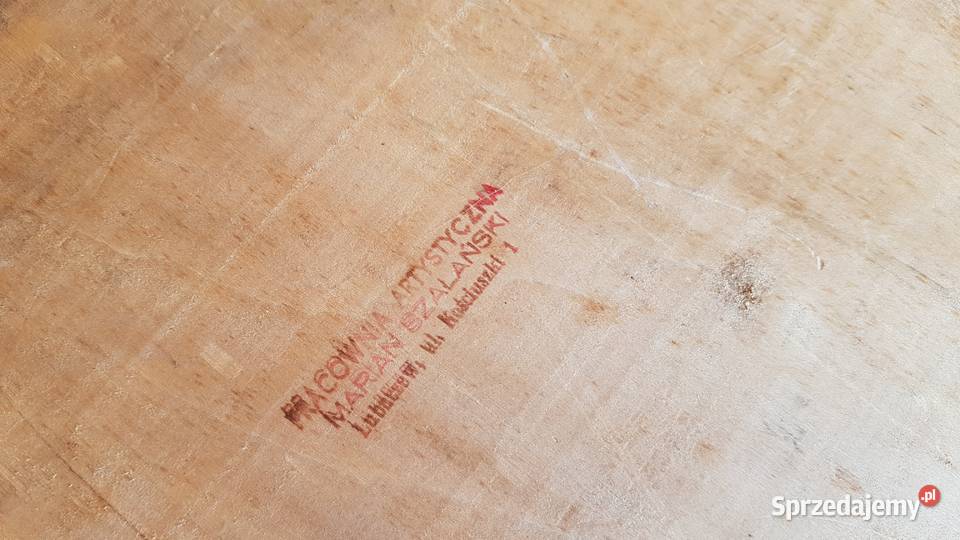 Stara drewniana płaskorzeźba Matka Boska Dąbrowa Górnicza