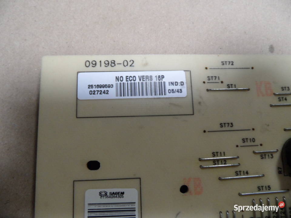 programator pralki mastercook PTE103 Kielce