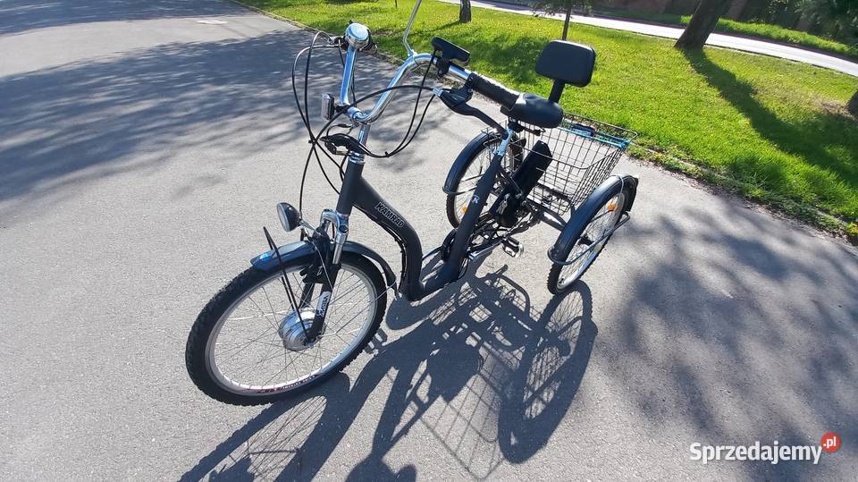 Rower trójkołowy elektryczny Kamrad Rowery elektryczne Lewin Brzeski sprzedam