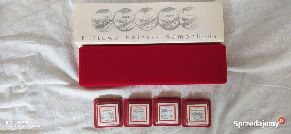 Kultowe Polskie samochody ORLEN monetyNowe Wałbrzych