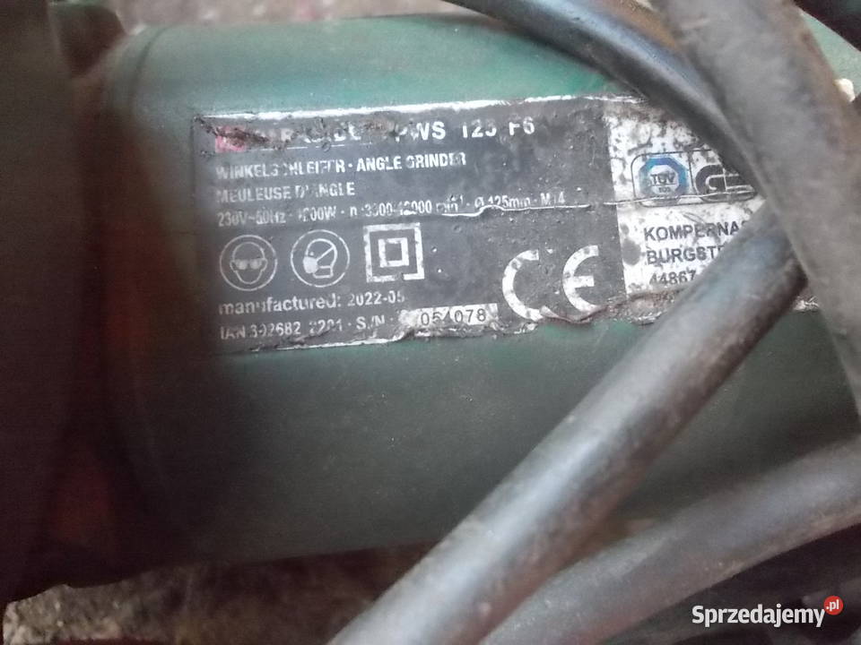 szlifierka szlifierki kątowe Uszkodzone Bojanowo