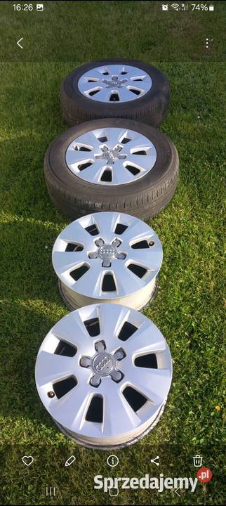 Alufelgi 5x112 r15 audi podkarpackie Gwizdów