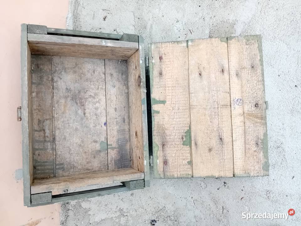 Skrzynka amunjcyjna drewniana Dębica