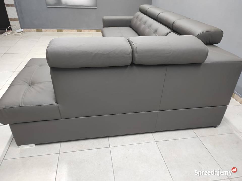 Nowy Narożnik U 190x340 SKÓRA NATURALNA Do Olesno