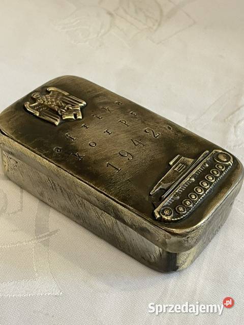 Niemiecki stalowy przybornik Afrika Korps 1942 Kraków