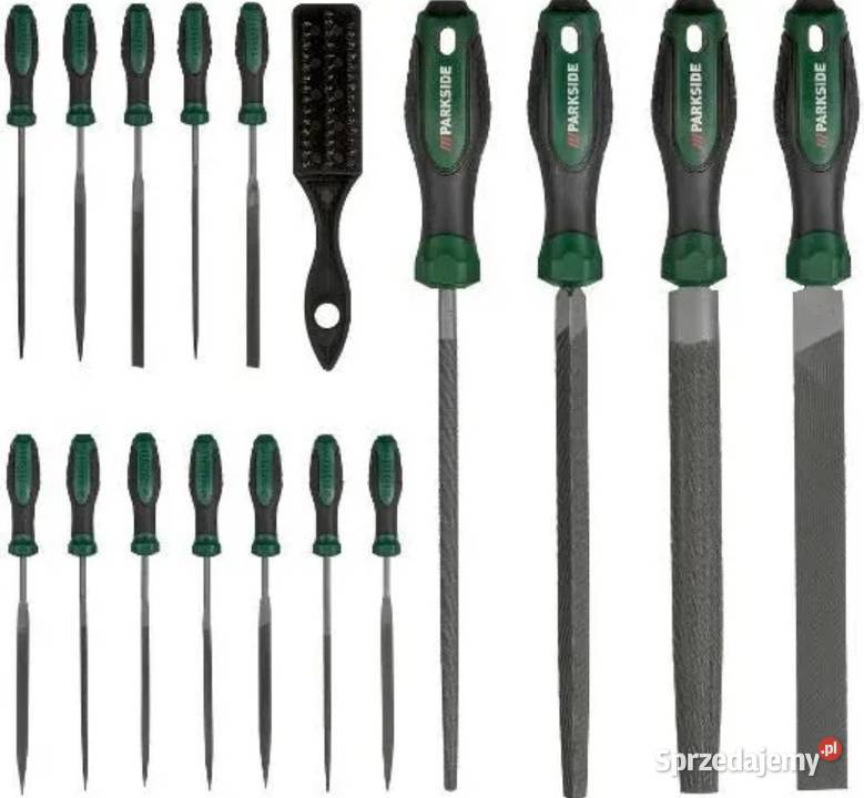 PARKSIDE pilniki warsztatowe zestaw 17 elementów