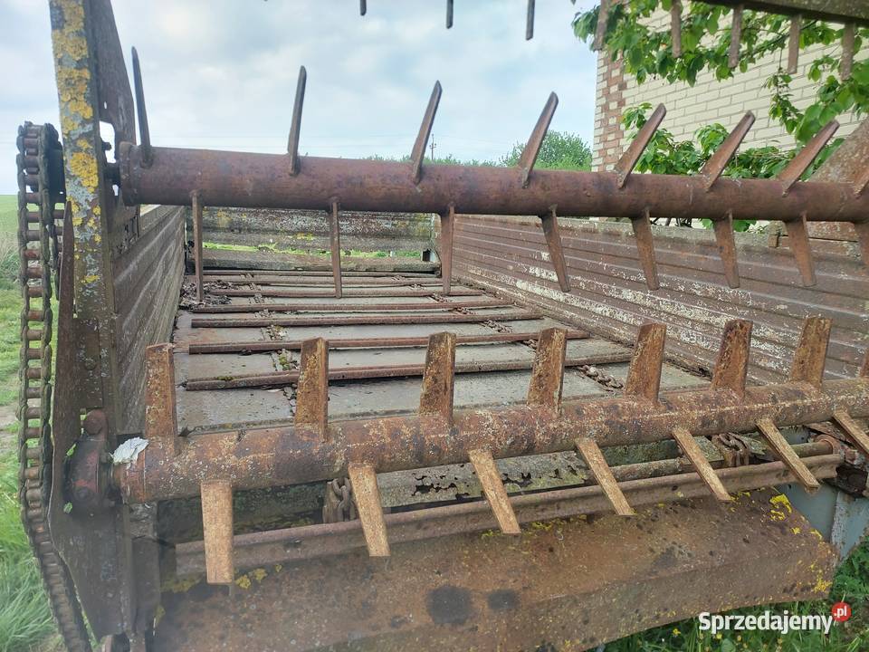 Przyczepa jednoosiowa rama oś rozrzutnik Ksawerówka