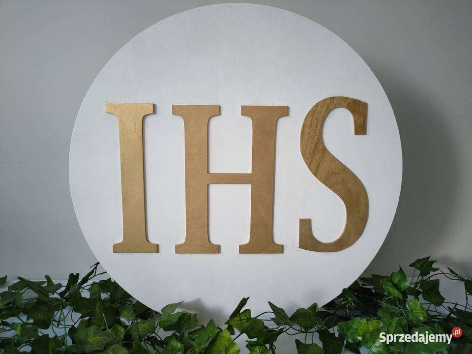 Hostia IHS 48 Komunia Św dekoracja do kościoła i małopolskie Chomranice