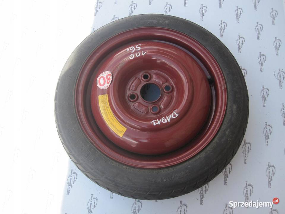 HONDA CIVIC VII koło dojazdowe 1257015 95M 4x100