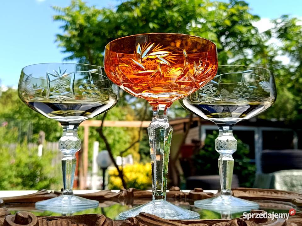 Kieliszki kryształowe do martini 3 Klenica