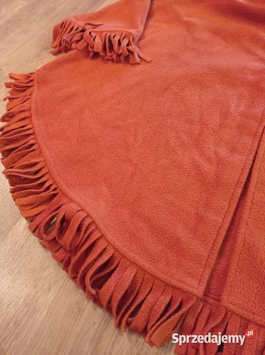 Pomarańczowe ponczo Hajnówka sprzedam