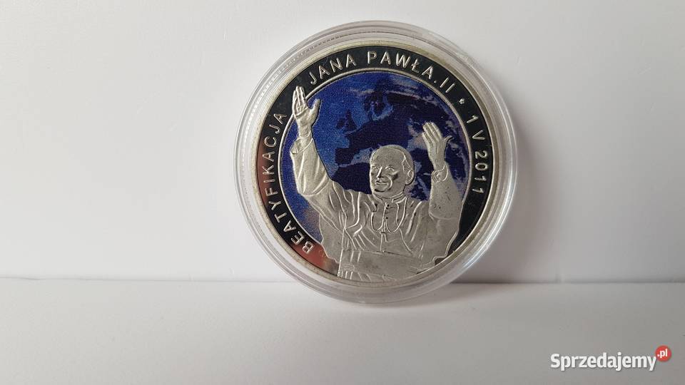 20 Papież Jan Paweł II Beatyfikacja 2011 Ag 925 Dąbrowa Górnicza sprzedam