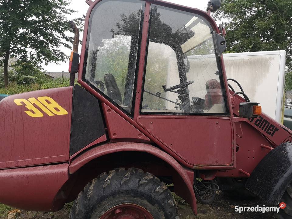 Kramer allrad 318 ładowarka lyzkokrokodyl widły Trzyciąż