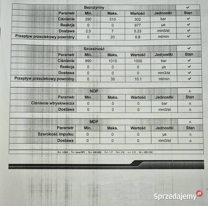 Wtryskiwacze DCRI100750 DENSO Land Cruiser 120 Części samochodowe Tarnobrzeg