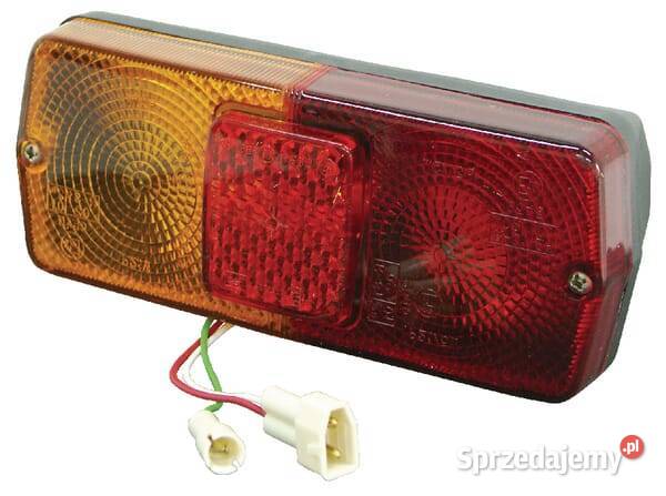 Lampa tylna zespolona prostokątna prawa 12V Kamionna