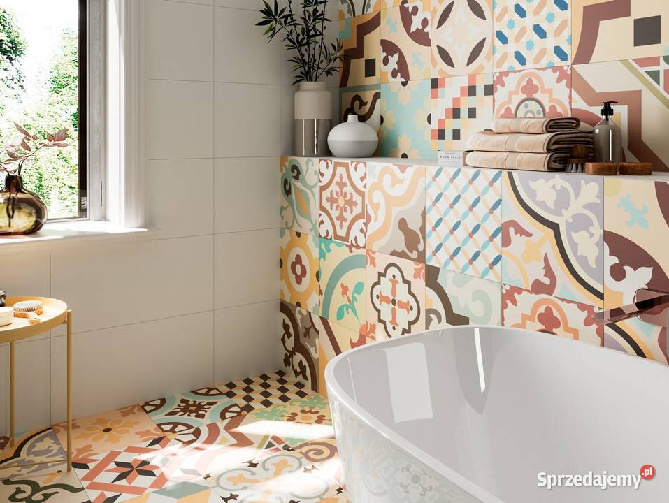 Gres HANOI SALMON 329329 patchwork Płytki uniwersalne
