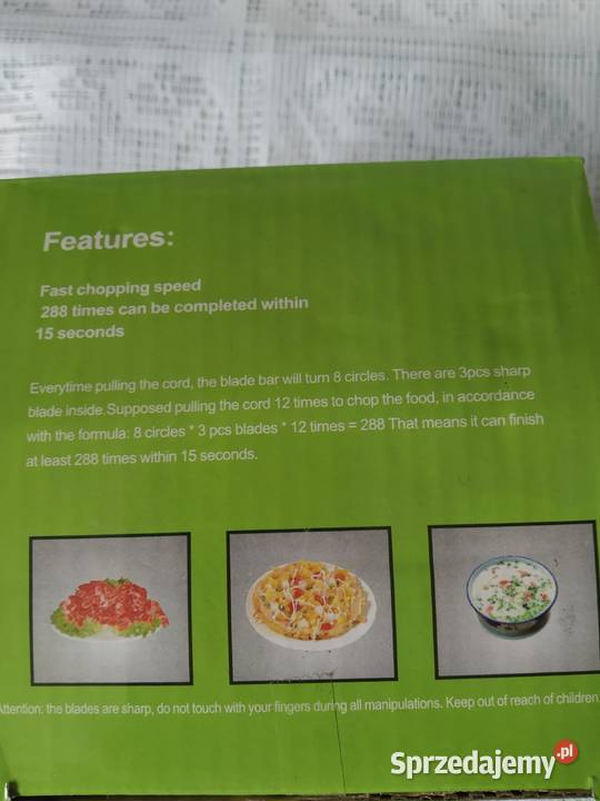 Szatkownica do warzyw ręczna nowa Katowice