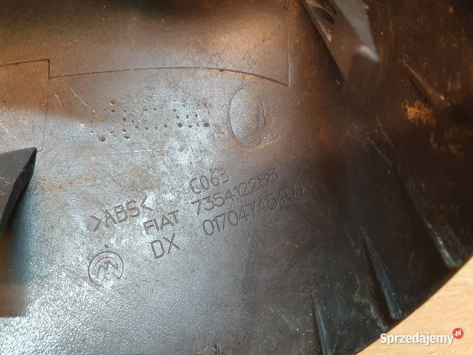 FIAT 500 OBUDOWA LUSTERKA PRAWEGO PRAWA wielkopolskie Międzychód