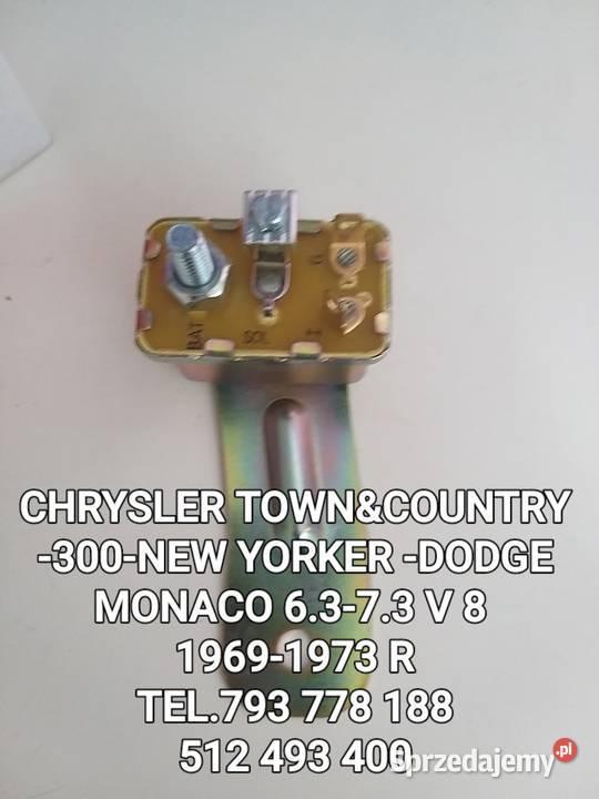 PRZEKAŻNIK ROZRUSZNIKA CHRYSLER TC YORKERDODGE Motoryzacja Kawnice