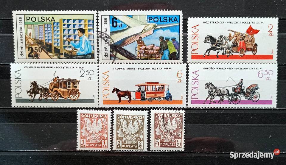 L Znaczki polskie 1980 kwartał IV łódzkie Leźnica Wielka-Osiedle