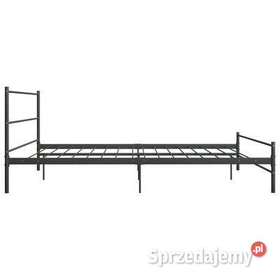 vidaXL Rama łóżka szara metalowa 180 x 200 Pozostałe mazowieckie Warszawa