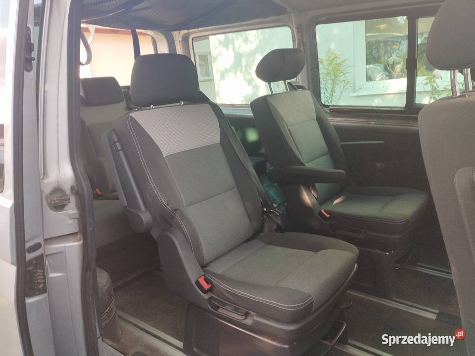 VW MULTIVAN 25 TDI 2008 4MOTION 4X4 BEZWYPADEK lakier metallic Zielona Góra