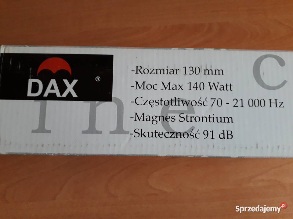 Głośniki samochodowe DAX ZGC 130 Głośniki Kraków