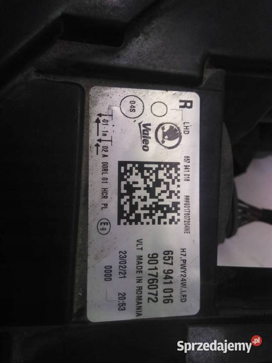 LAMPA PRZÓD PRAWA FULL LED EUROPA 657941016 sprzedam