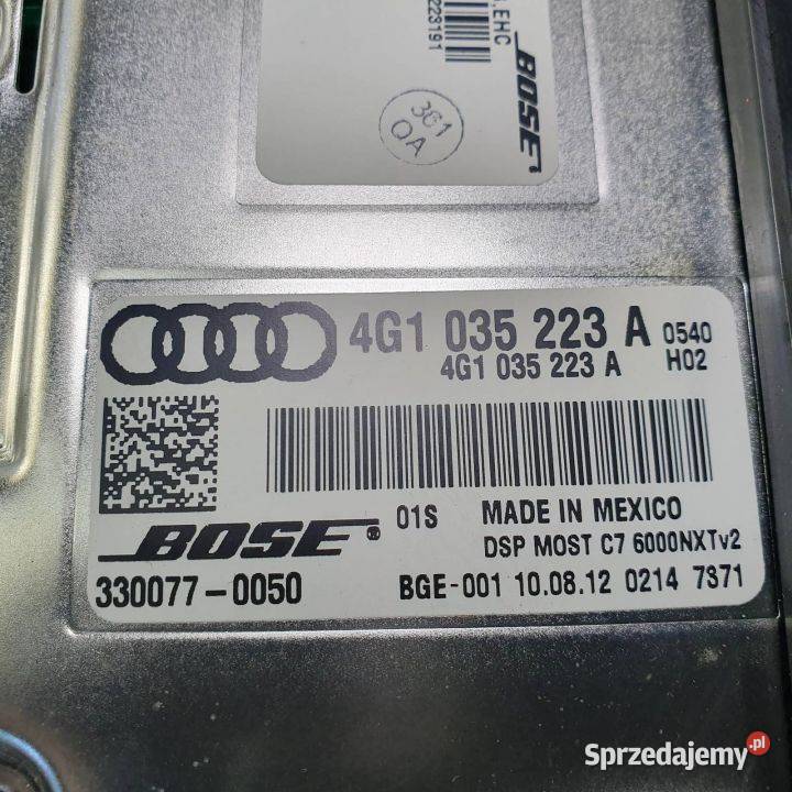 WZMACNIACZ AUDI A8 D4 4G1035223A osobowe Motoryzacja kujawsko-pomorskie