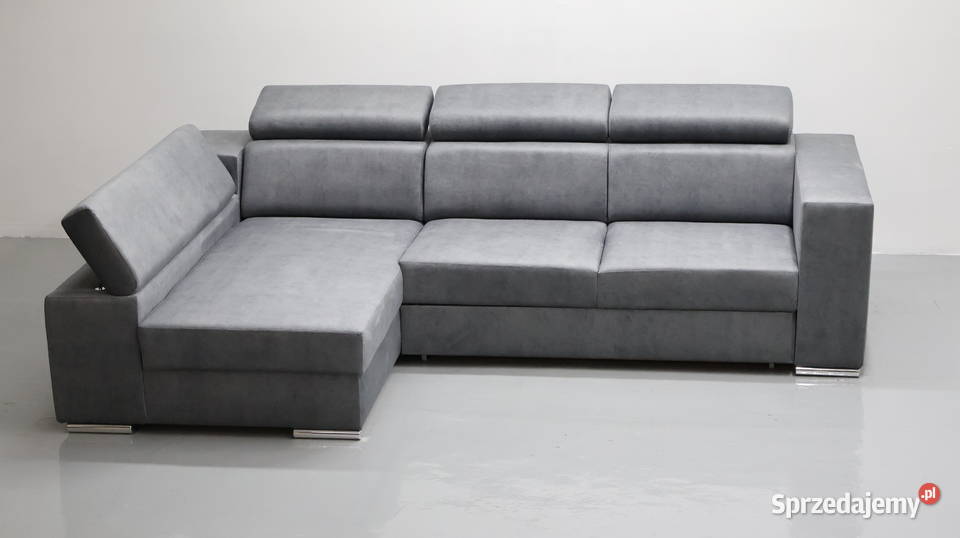 THr Narożnik funkcja spania pojemnik regulowane 275cm Poznań