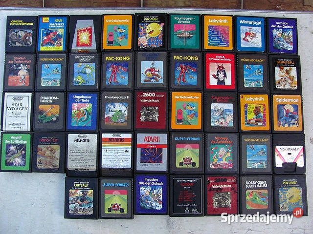 Kartridże z grami do konsoli Atari 2600 różne łódzkie Łódź