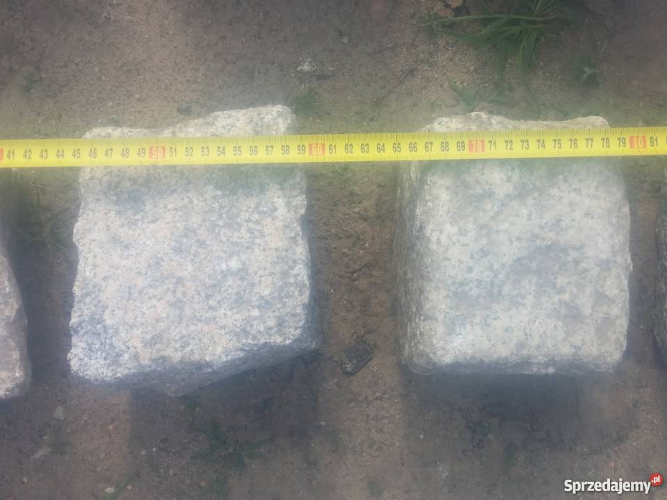 Kostka granitowa szara 1720 Używana Najtaniej Żary