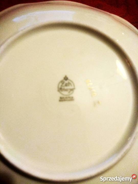 Paterka z czarna emalią Zeh Scherzer Porcelana i szkło pomorskie Gdańsk