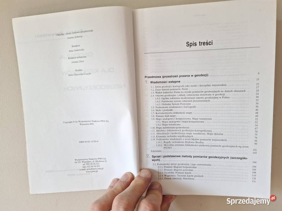 Geodezja kierunków niegeodezyjnych Przewłocki Kraków