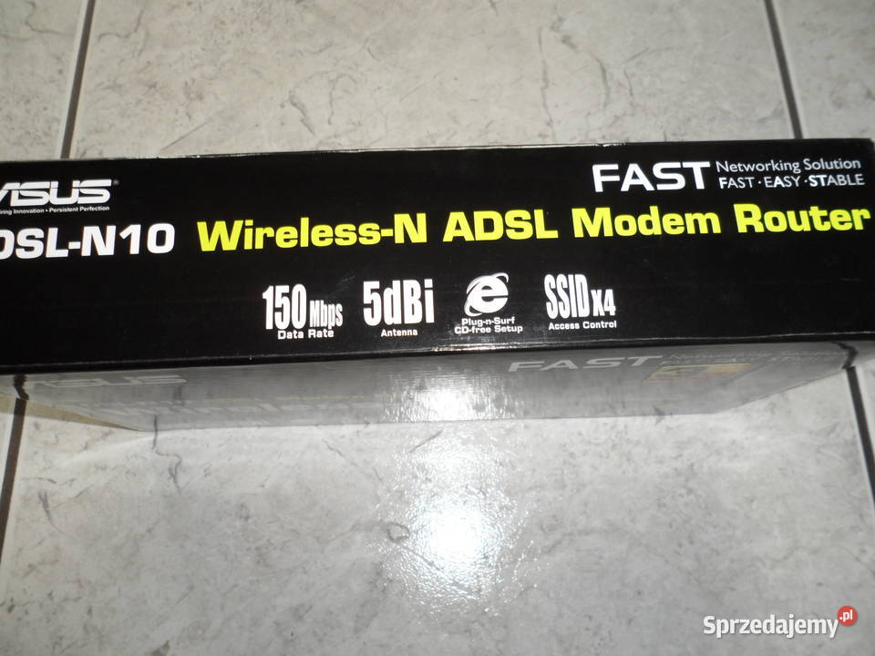modem router ASUS DSLN10 ADSL internet wifi Wałcz sprzedam