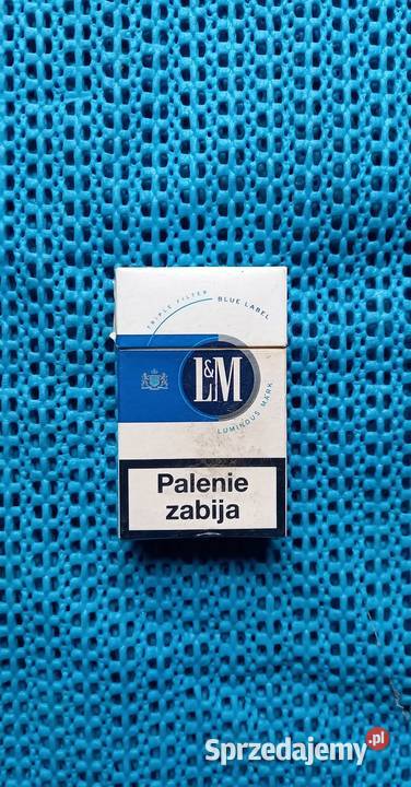 Paczka kolekcjonerska papierosów marki LM Małkinia Górna