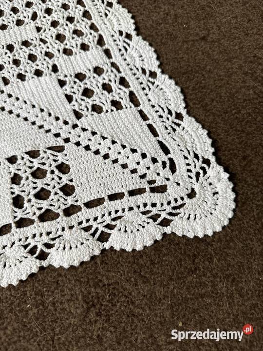 obrus szydełkowy rękodzieło Obrusy Dom i Ogród śląskie Zabrze