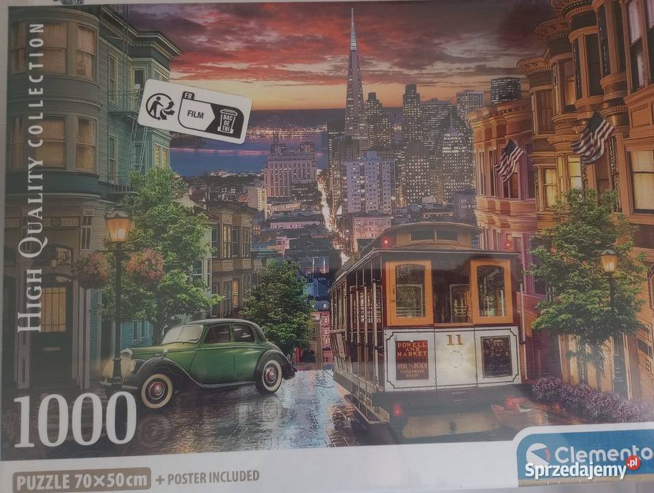 Nowe puzzle Clementoni San Francisco 1000 zachodniopomorskie Szczecin