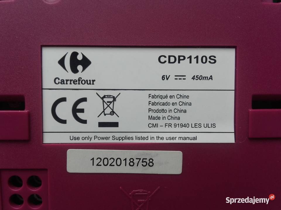Telefon stacjonarny bezprzewodowy Carrefour Bydgoszcz
