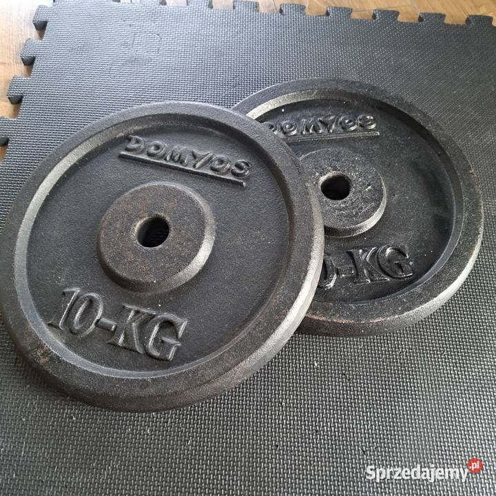 2x10 obciążenia żeliwne ciężarki do hantli gryfu Sprzęt do ćwiczeń Domaszczyn