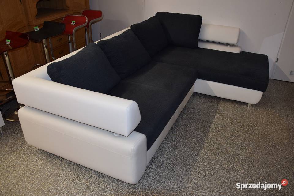 kanapa narożna z funkcją spania