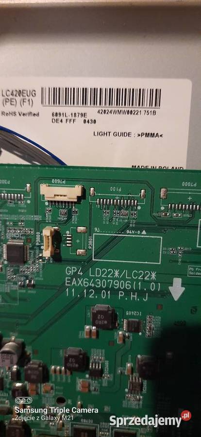 LG42LM660S zbita matryca Sosnowiec
