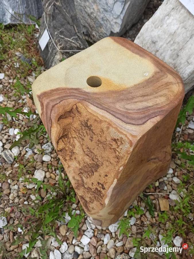 Fontanna kamienna wodotrysk do ogrodu kamień Żwir i kamienie Żwir i kamienie Jaworzno