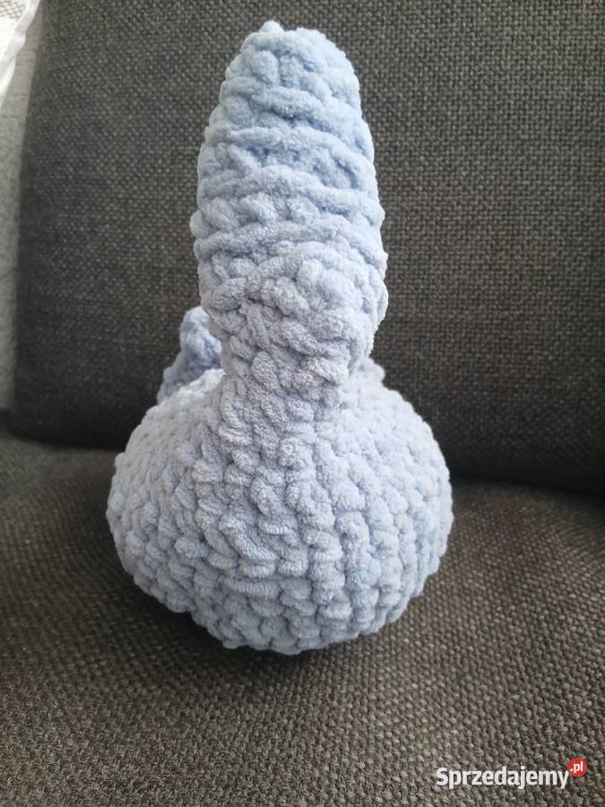 Niebieski pluszowy kotek Warszawa